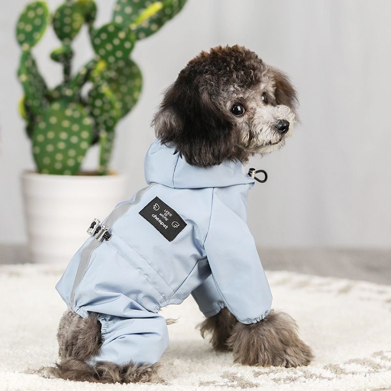 Reflective Waterproof Pet Jacket with Leash Opening