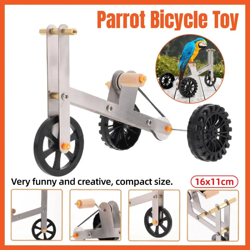 Parrot Training Bicycle Toy