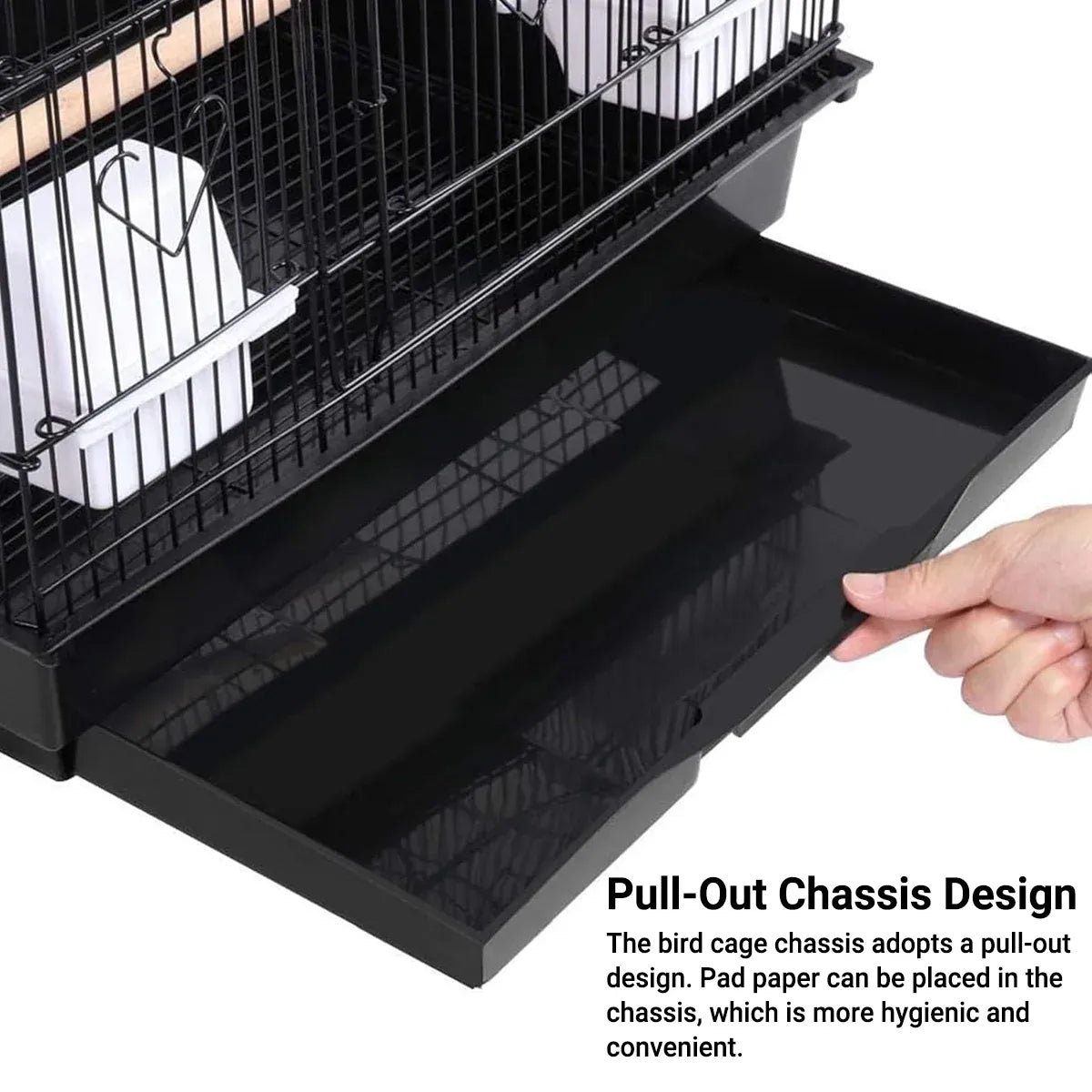 Large Luxury Villa-Style Metal Bird Cage