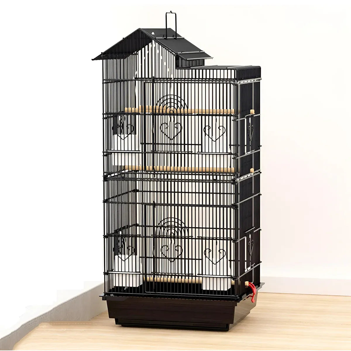 Large Luxury Villa-Style Metal Bird Cage