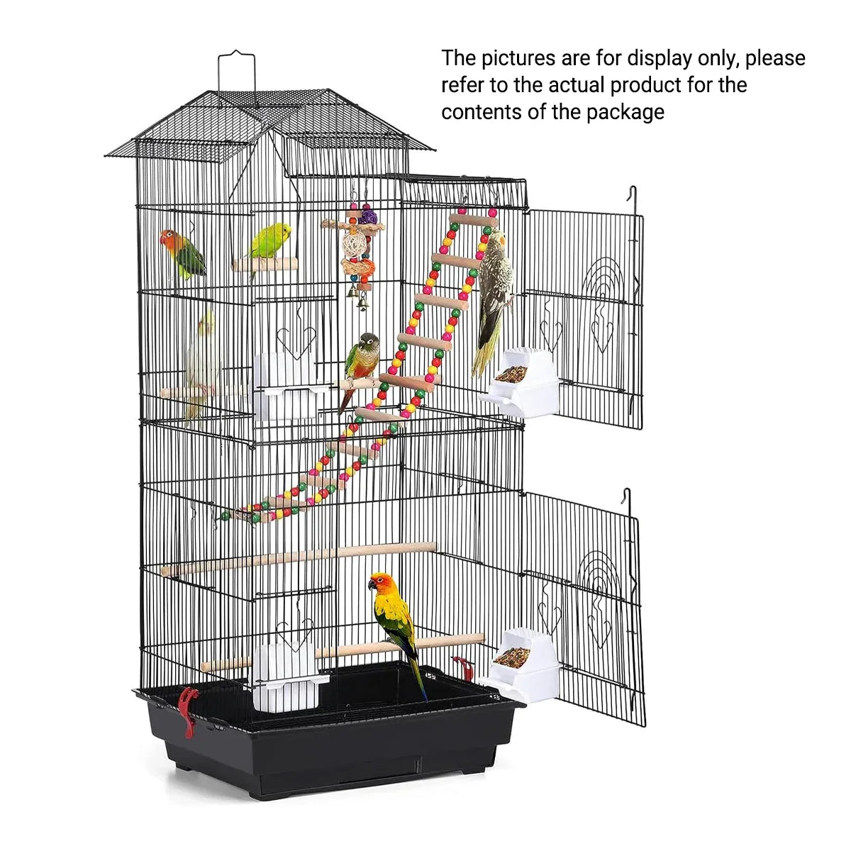 Large Luxury Villa-Style Metal Bird Cage