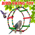Colourful Parrot Swing and Perch Toy