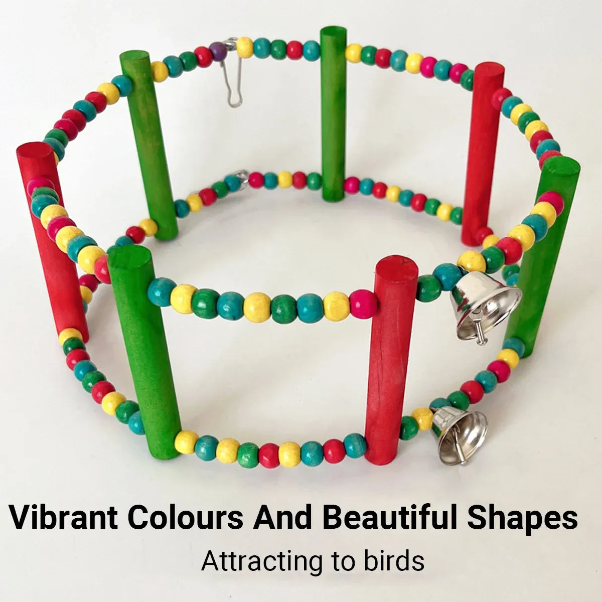 Colourful Parrot Swing and Perch Toy