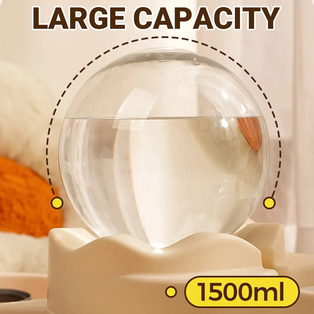 1.5L Feeding and Water Station for Cats and Small Dogs