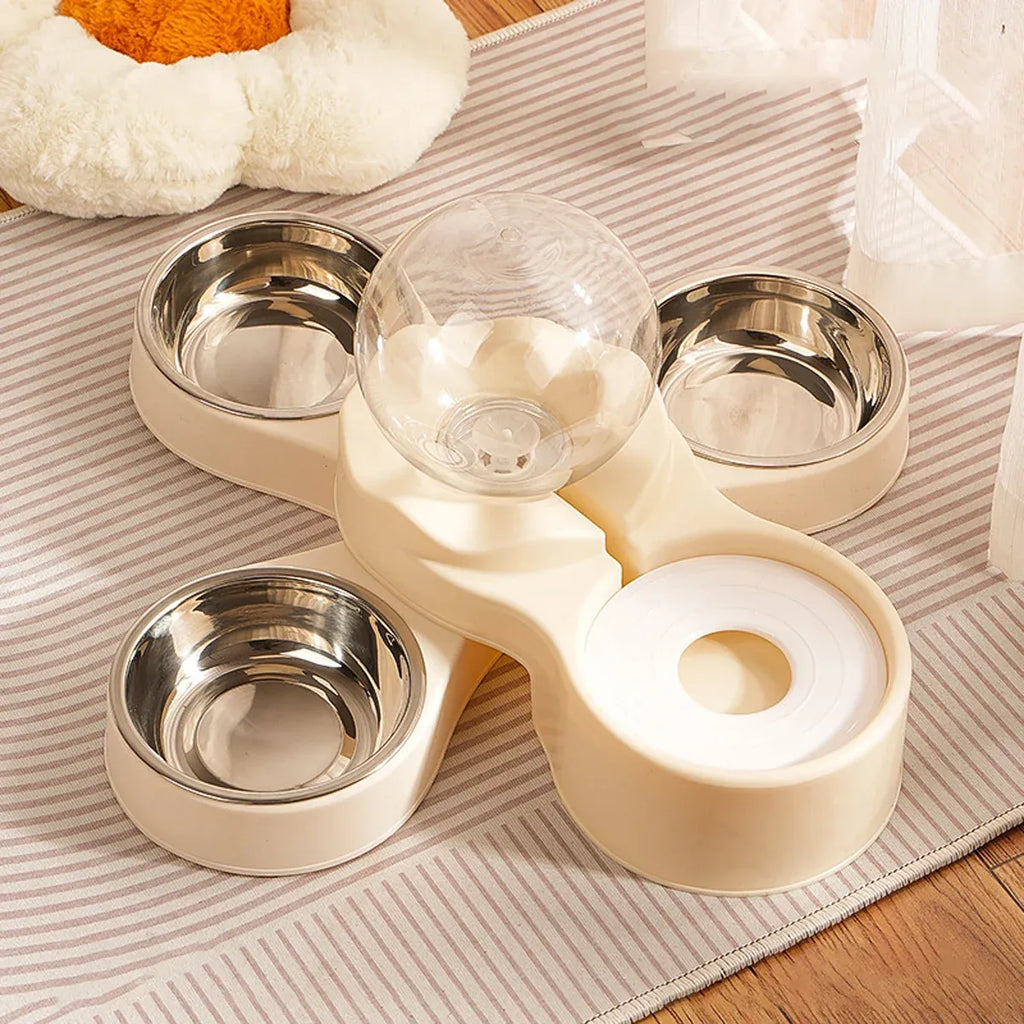1.5L Feeding and Water Station for Cats and Small Dogs
