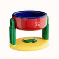 Adjustable Anti-Spill Pet Bowl with Suction Base – Red