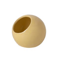 Anti-Splash Ceramic Bird Feeder Bowl – Yellow