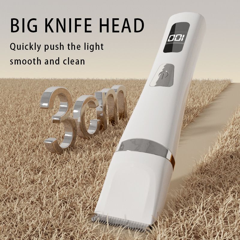 Rechargeable LED Pet Hair Clippers – Green