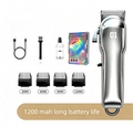 1200mAh Digital Pet Hair Clippers – Silver