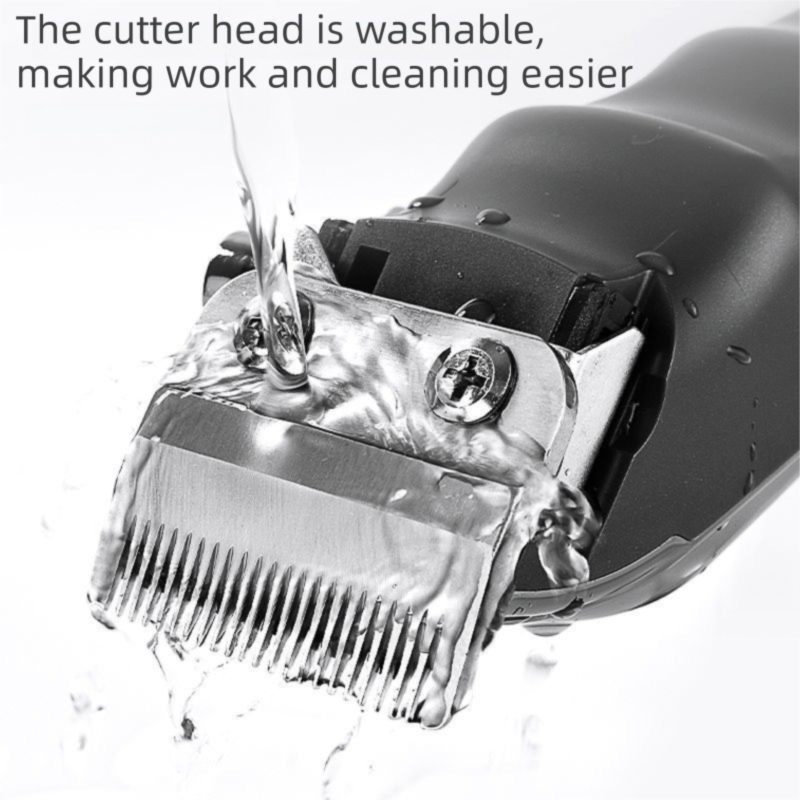 1200mAh Digital Pet Hair Clippers – Silver