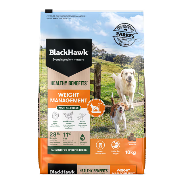 Black Hawk Healthy Benefits Healthy Weight Dry Dog Food 2kg