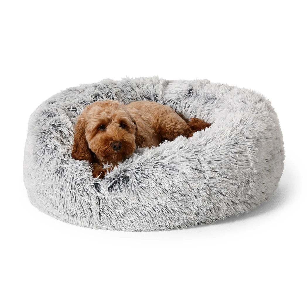 Snooza Calming Cuddler Dog Bed - Silver Fox