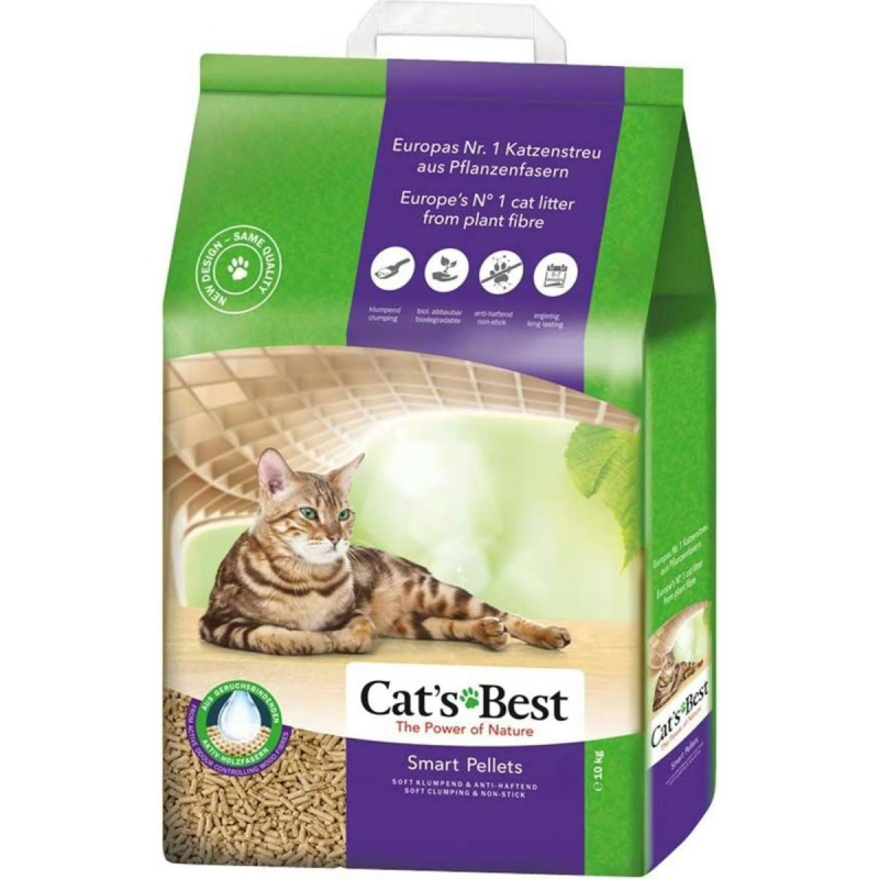 Cat's Best Smart Pellets Soft Clumping Litter – 10kg