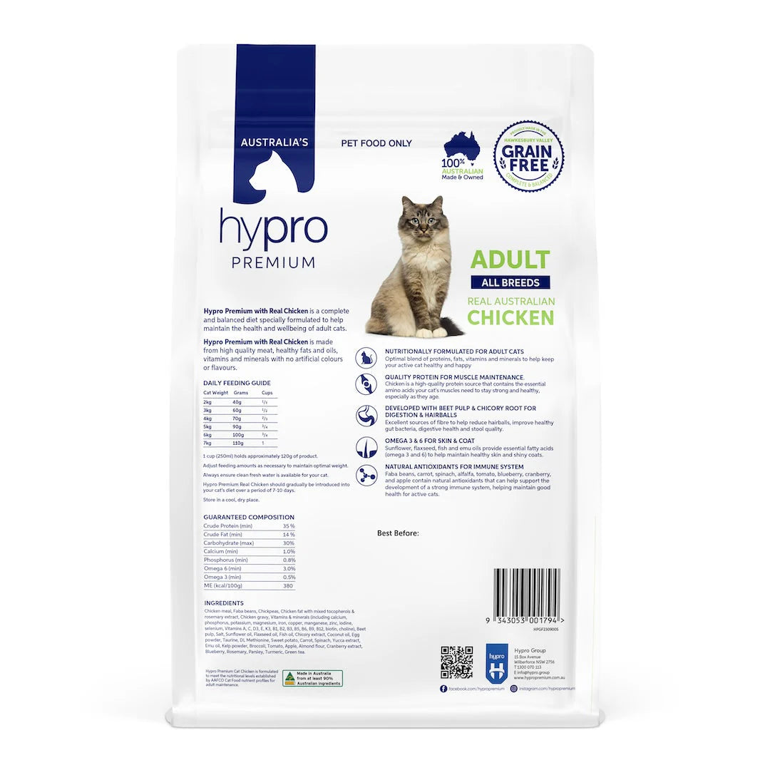 Hypro Premium Adult Cat - Grain Free - Chicken